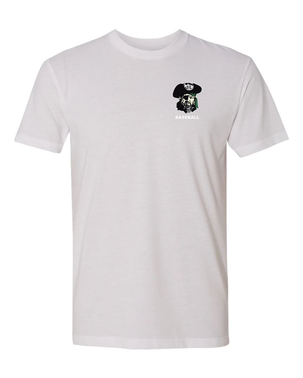 Waterville-Elysian-Morristown Baseball - White T-Shirt - Left Chest