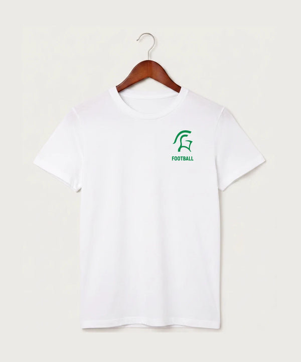 La Crescent-Hokah High School Football (Boys) - White T-Shirt - Left Chest