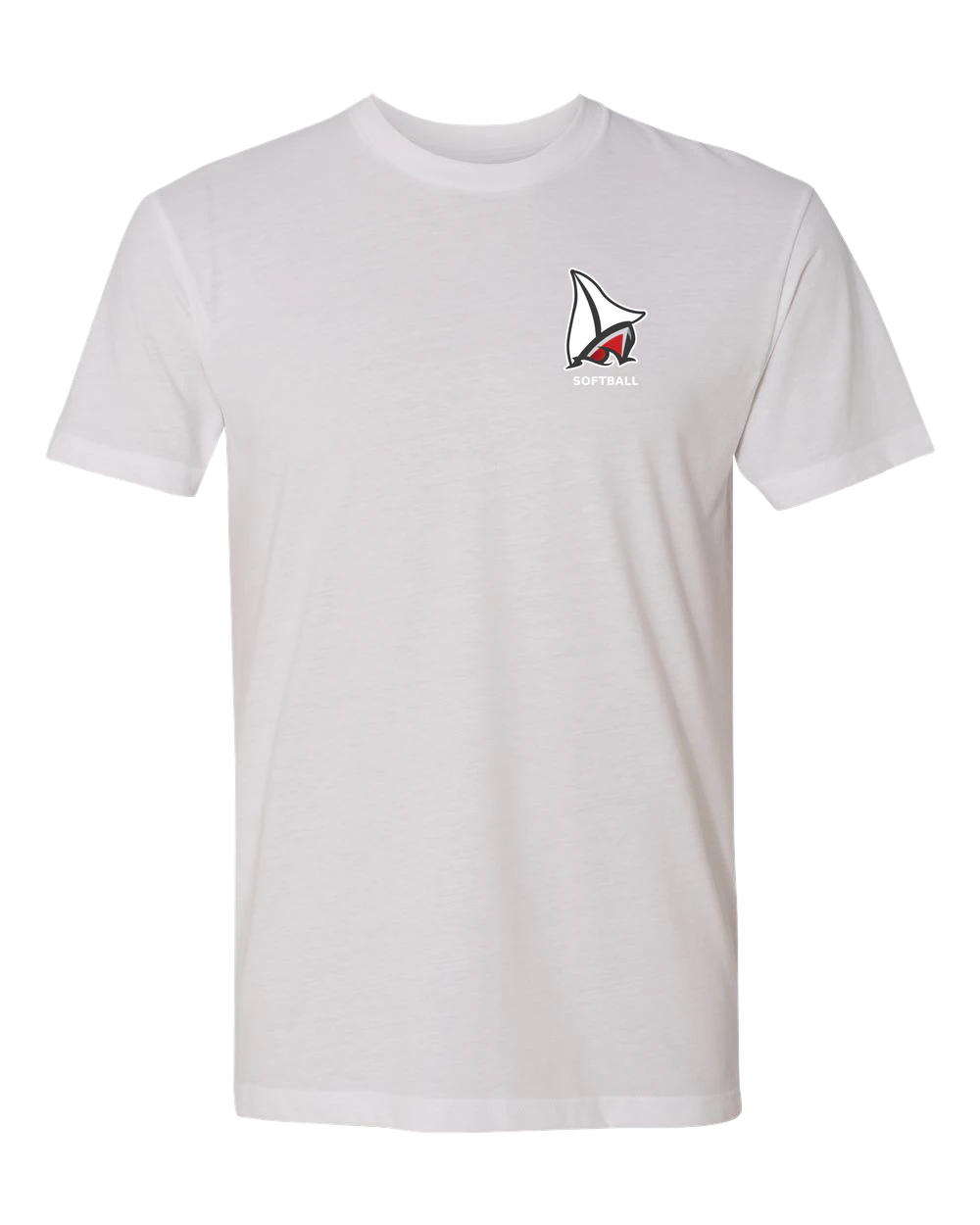 Detroit Lakes Softball - White T-Shirt - Left Chest