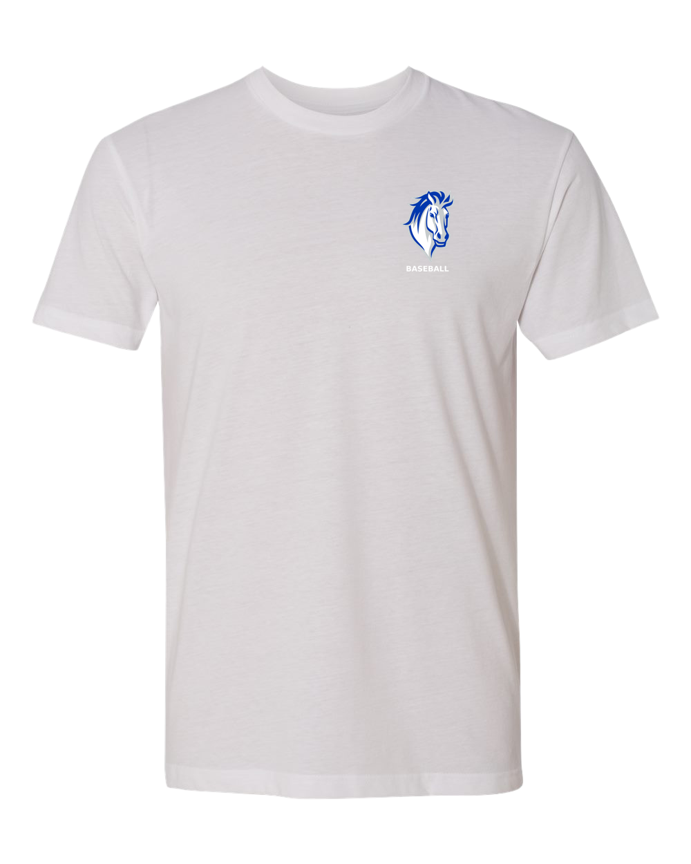 Mora Baseball - White T-Shirt - Left Chest