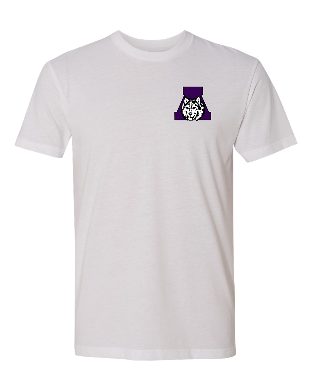 Albany Baseball and Softball - White T-Shirt - Left Chest