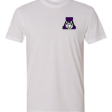 Albany Baseball and Softball - White T-Shirt - Left Chest