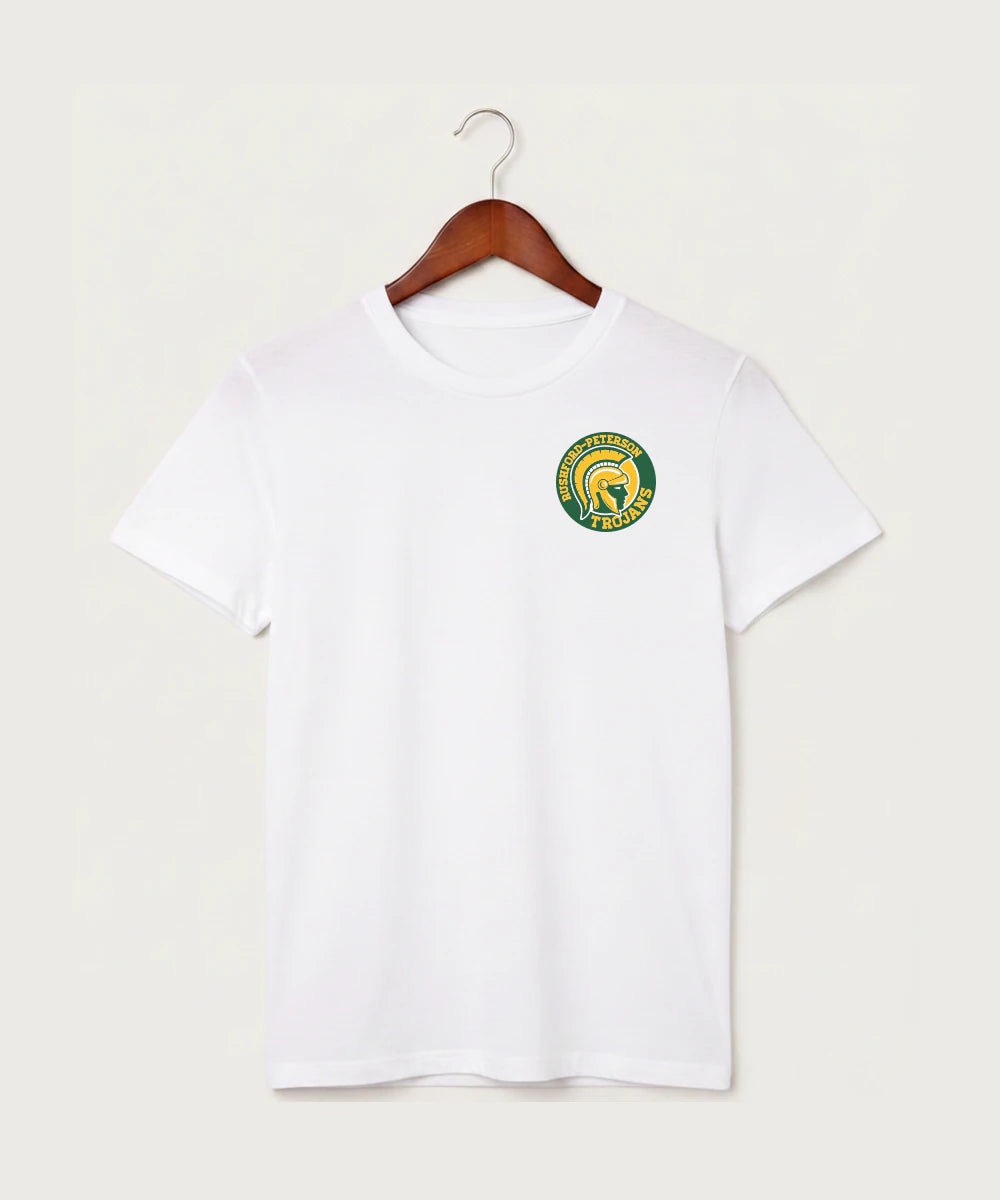 Rushford Peterson High School Football (Boys) - White T-Shirt - Left Chest