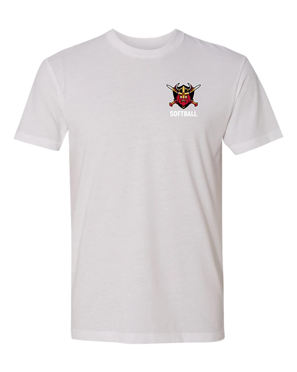 Mille Lacs Softball - White T-Shirt - Left Chest