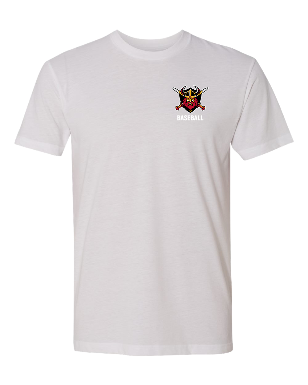 Mille Lacs Baseball - White T-Shirt - Left Chest