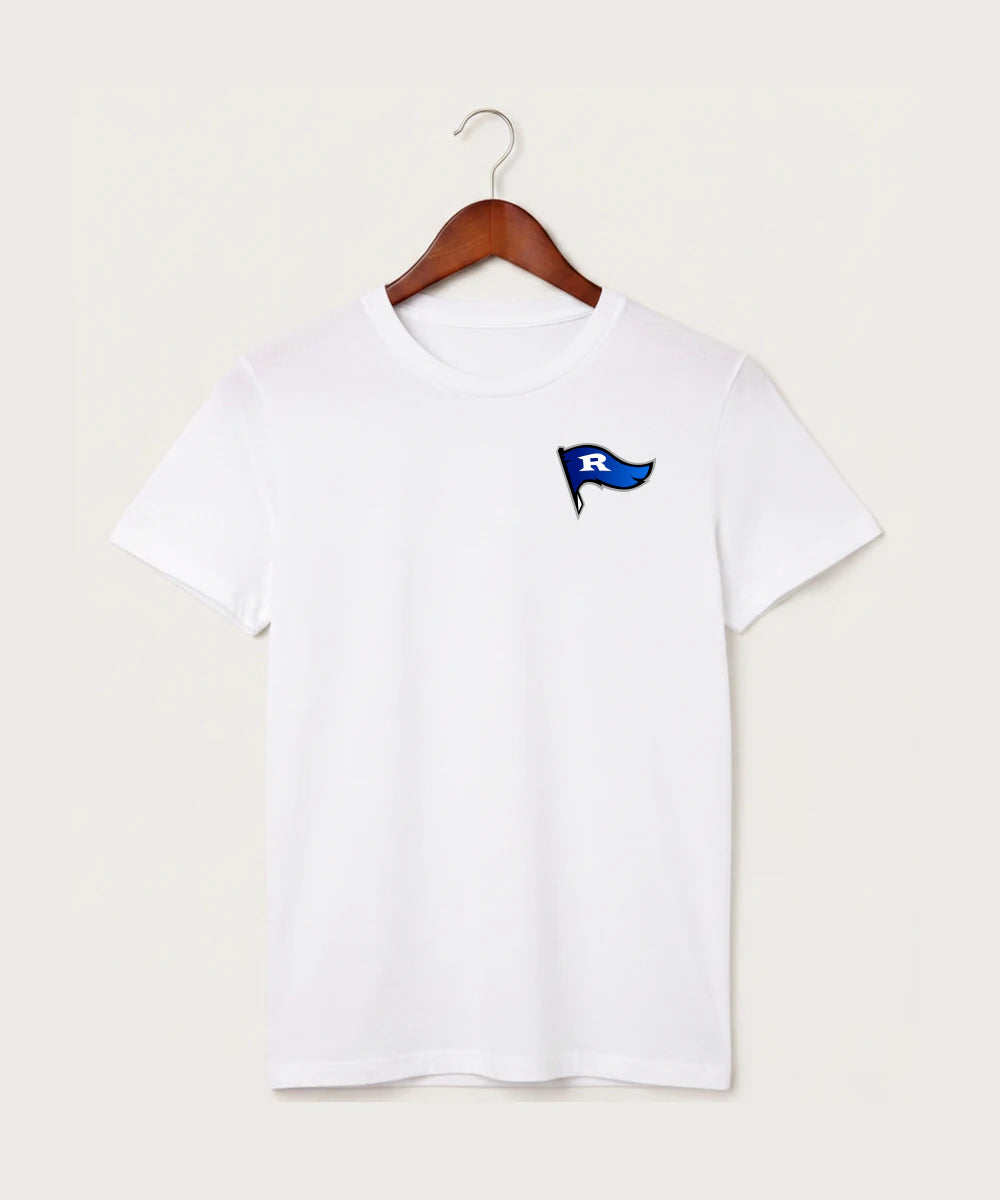 Red Lake County Central Football (Boys) - White T-Shirt - Left Chest