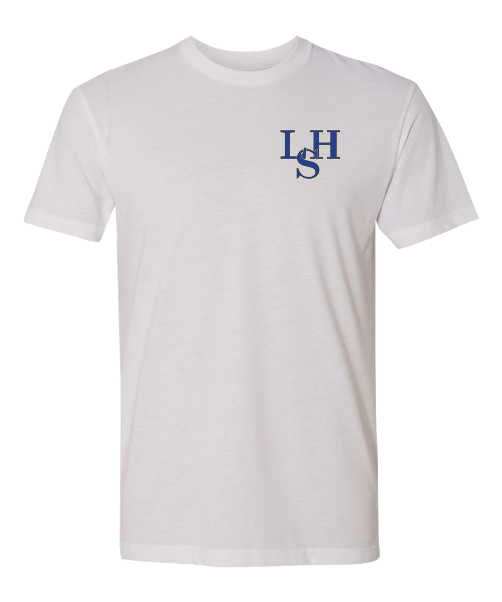 LeSueur Henderson Baseball & Softball - White T-Shirt - Left Chest