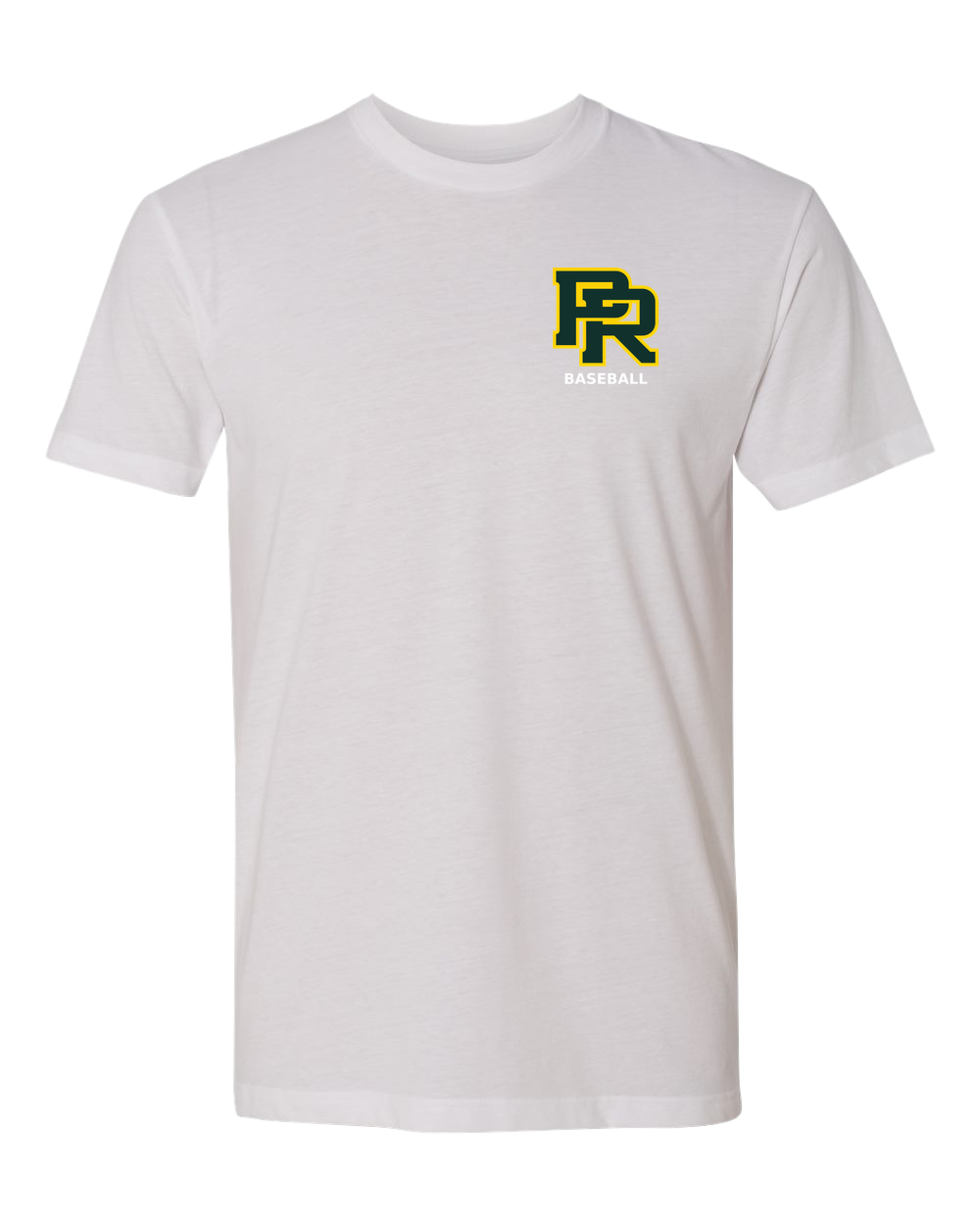 Proctor Baseball - White T-Shirt - Left Chest
