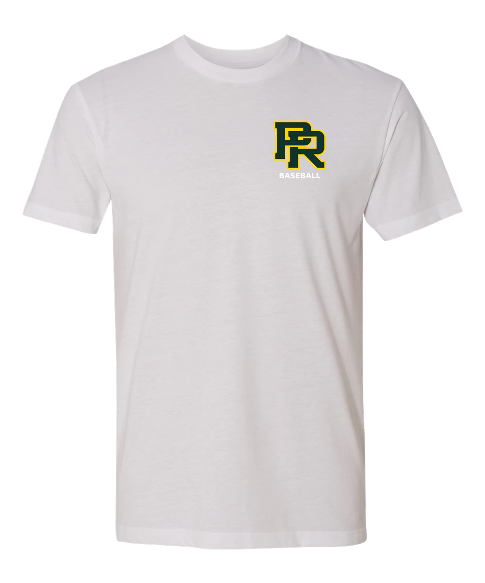 Proctor Baseball - White T-Shirt - Left Chest