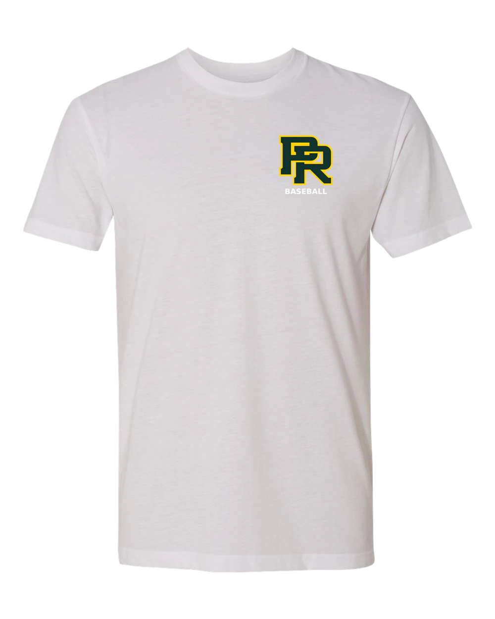 Proctor Baseball - White T-Shirt - Left Chest