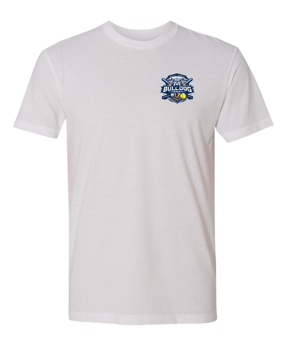 JWP Youth Baseball/Softball - White T-Shirt - Left Chest