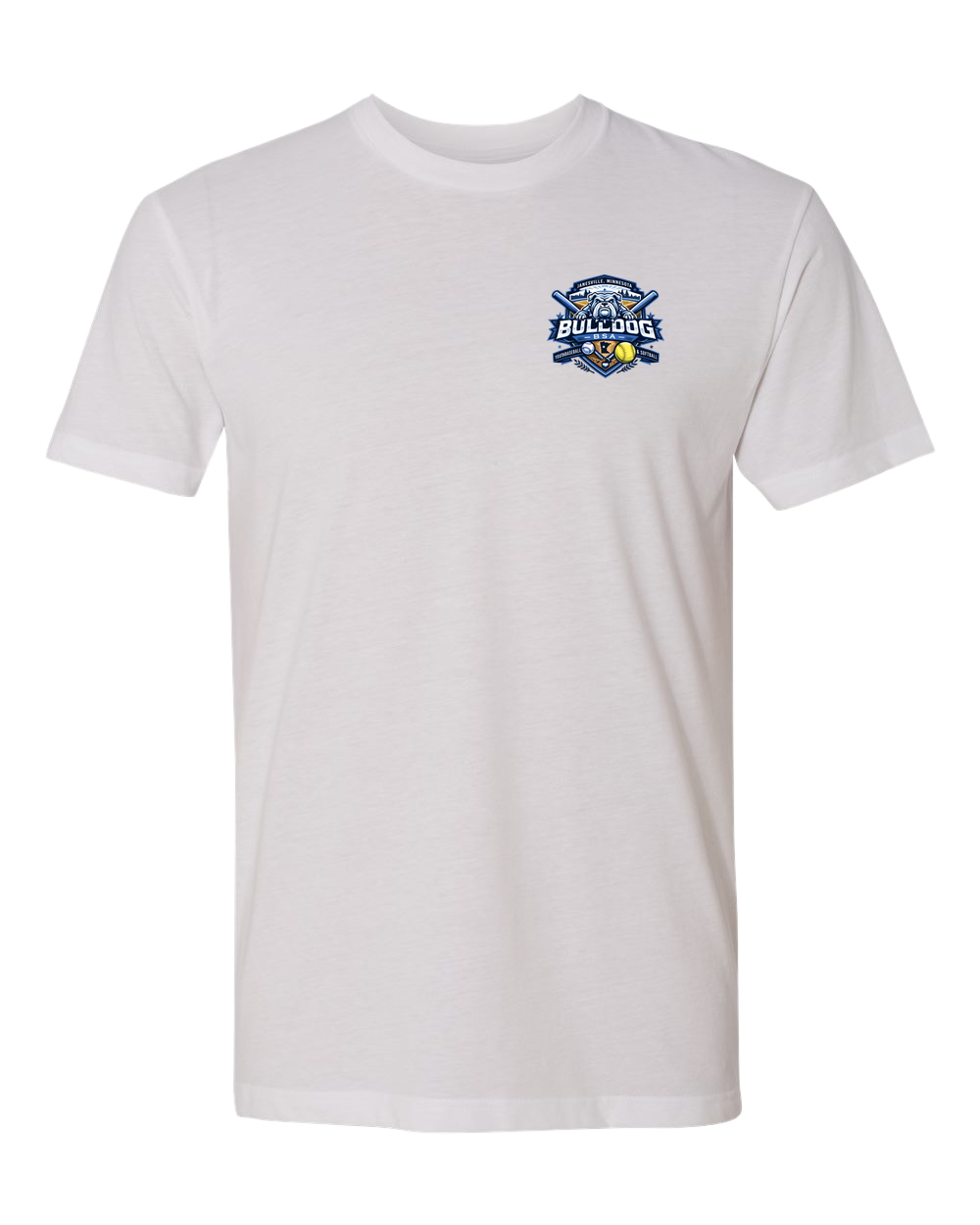 JWP Youth Baseball/Softball - White T-Shirt - Left Chest