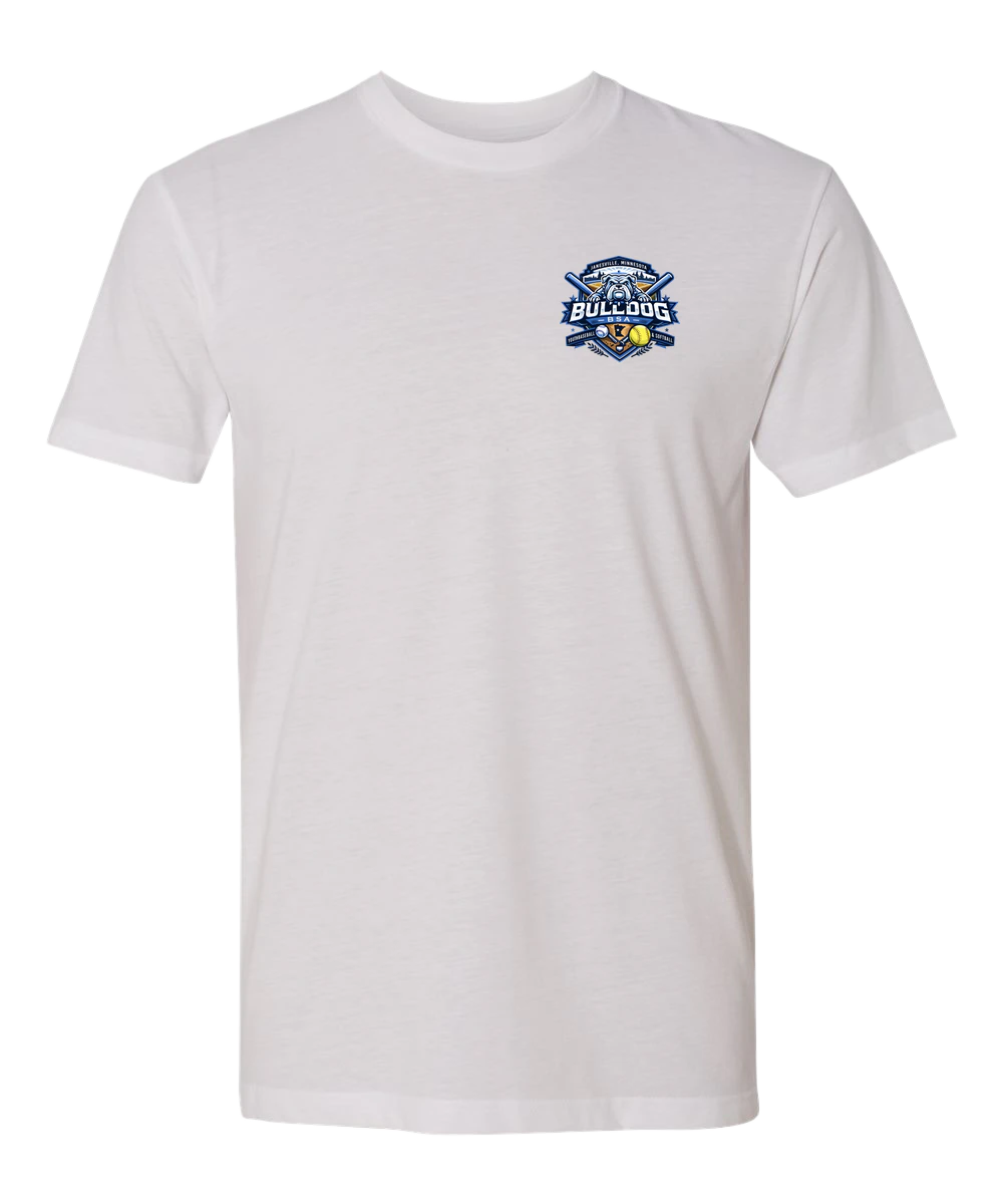 JWP Youth Baseball/Softball - White T-Shirt - Left Chest