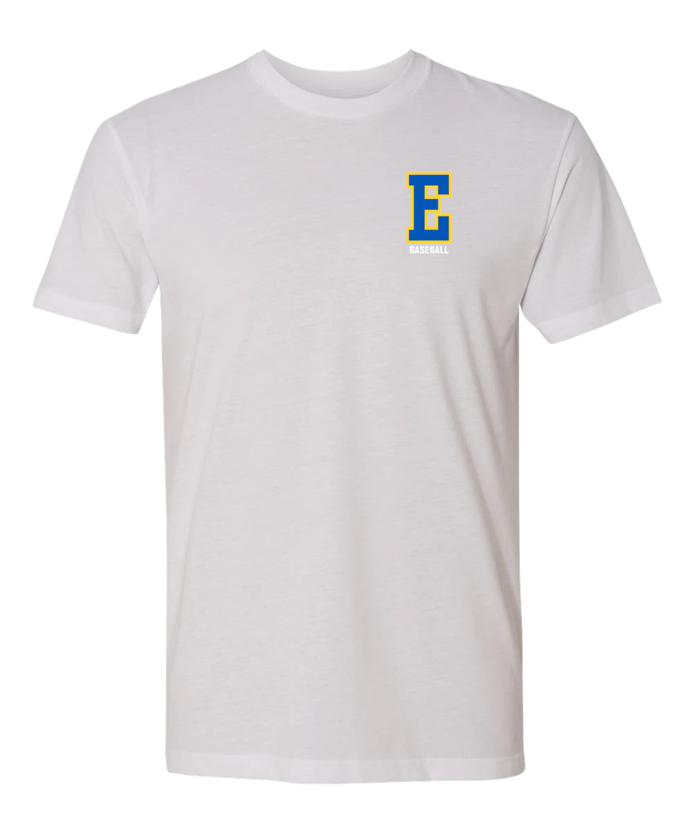 Esko Baseball - White T-Shirt - Left Chest