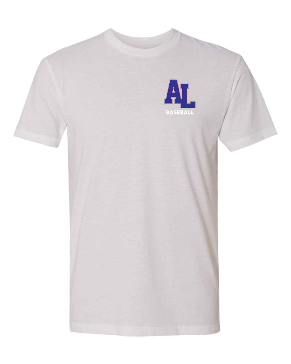 Albert Lea Baseball - White T-Shirt - Left Chest