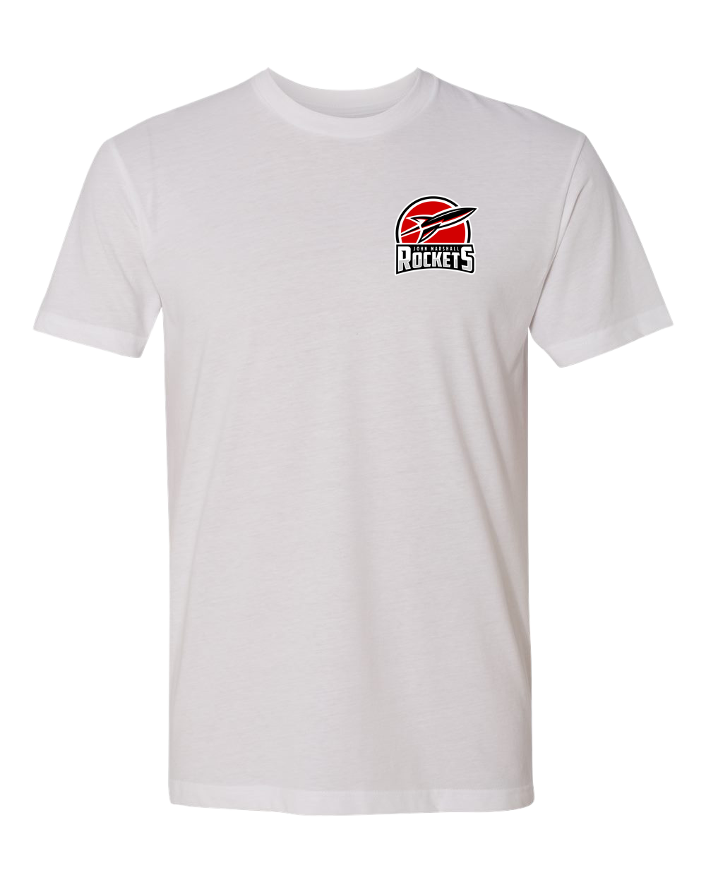 John Marshall Softball - White T-Shirt - Left Chest