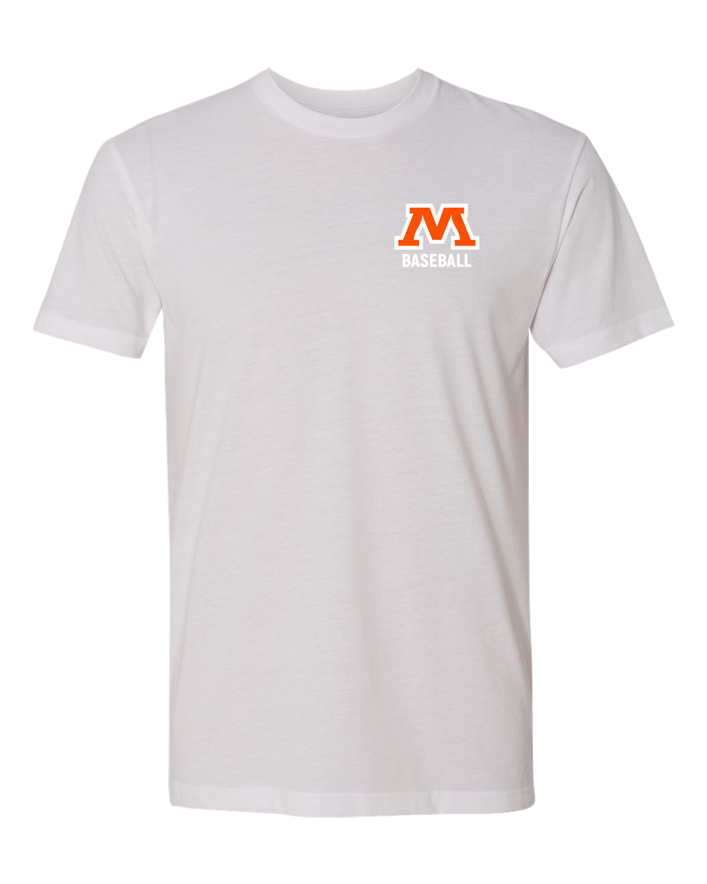 Moorhead Baseball - White T-Shirt - Left Chest