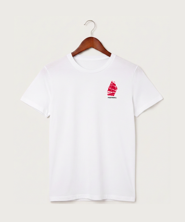 Amboy Football general - White T-Shirt - Left Chest