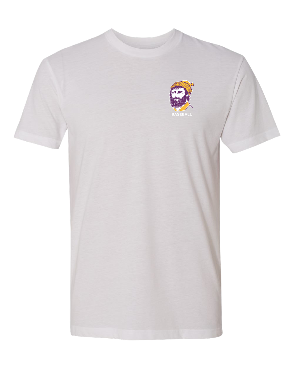 Cloquet Baseball - White T-Shirt - Left Chest