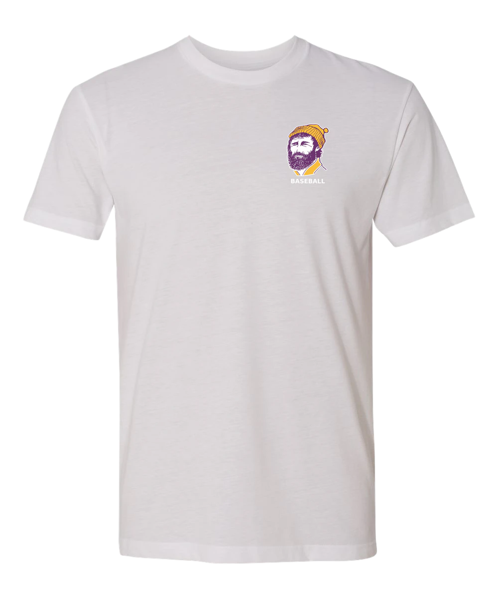 Cloquet Baseball - White T-Shirt - Left Chest