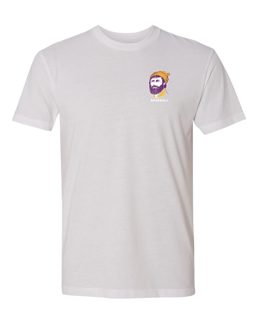 Cloquet Baseball - White T-Shirt - Left Chest