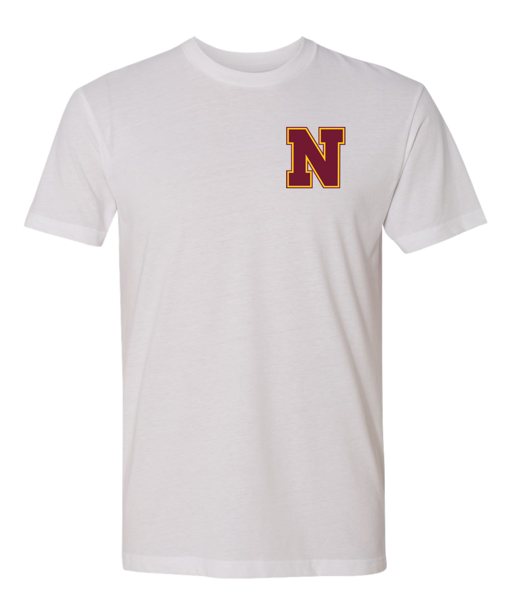 Northfield Baseball - White T-Shirt - Left Chest
