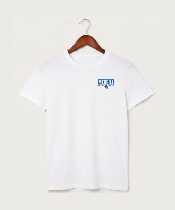 Merrill Dance and Cheer - White T-Shirt - Left Chest
