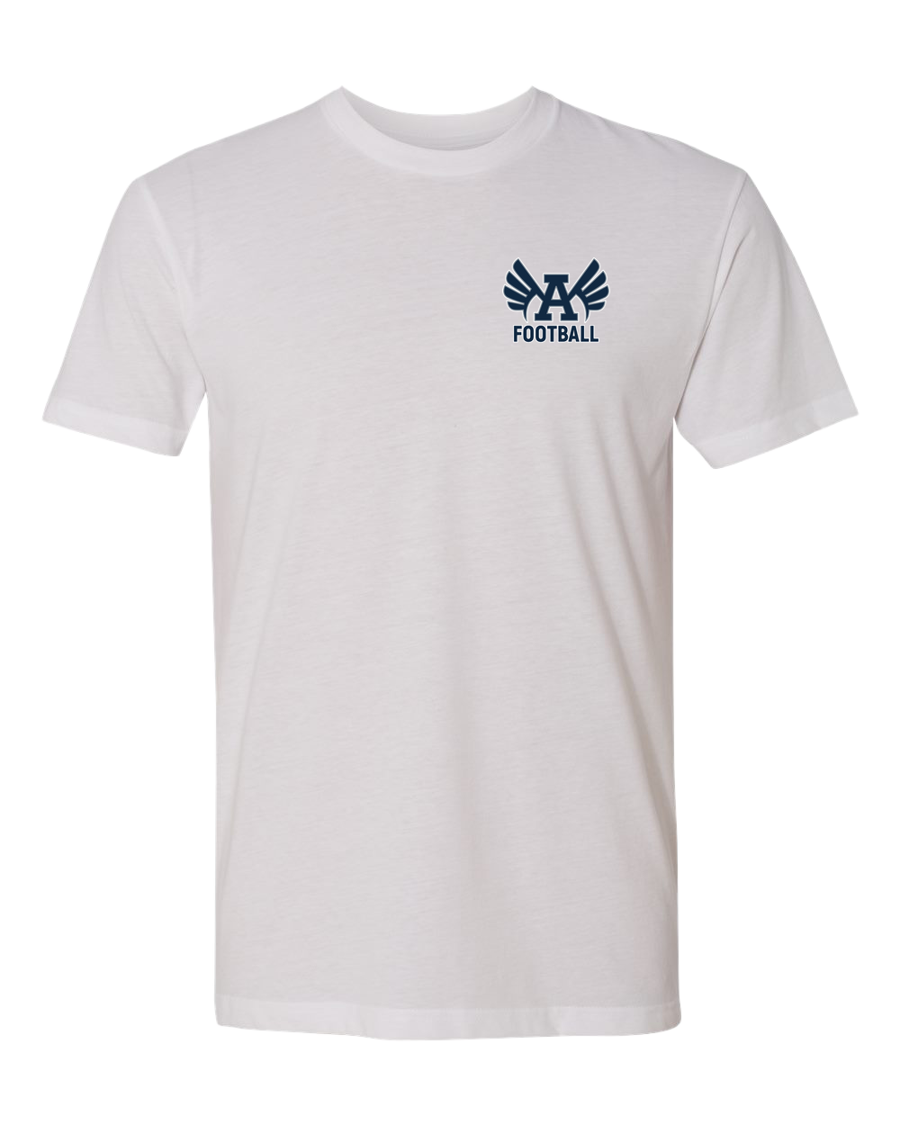 Abingdon Football - White T-Shirt - Left Chest
