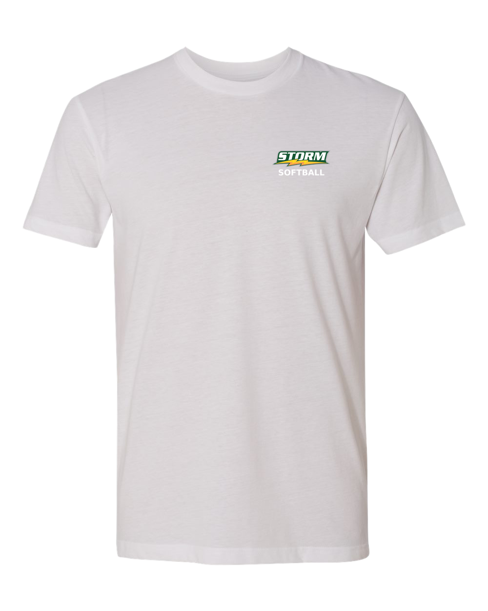 Sauk Rapids Rice Softball - White T-Shirt - Left Chest