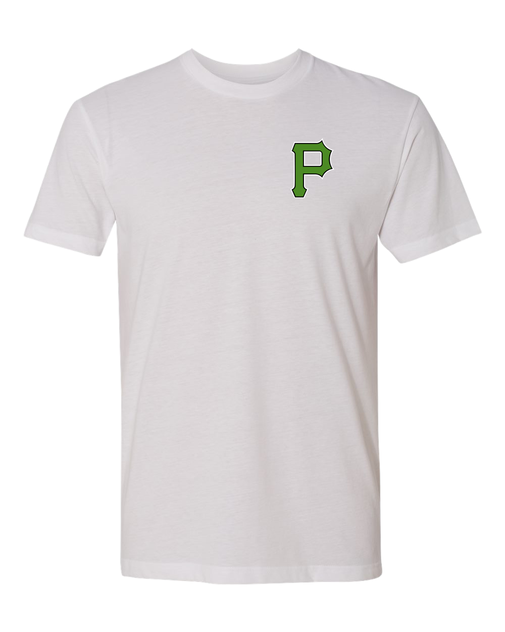 Pipestone Baseball - White T-Shirt - Left Chest