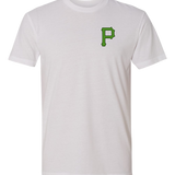 Pipestone Baseball - White T-Shirt - Left Chest
