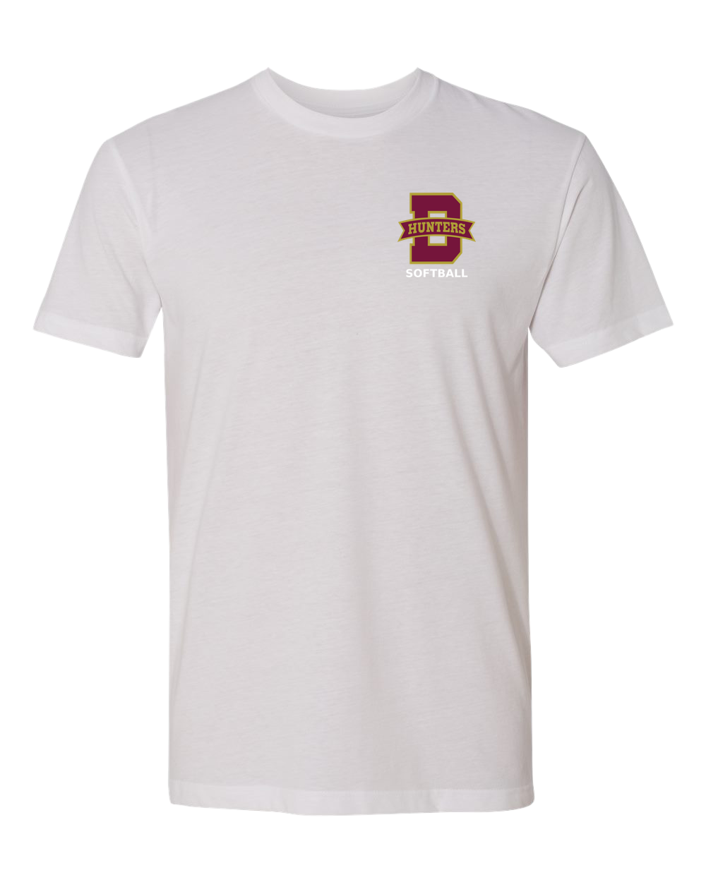 Denfeld Softball - White T-Shirt - Left Chest