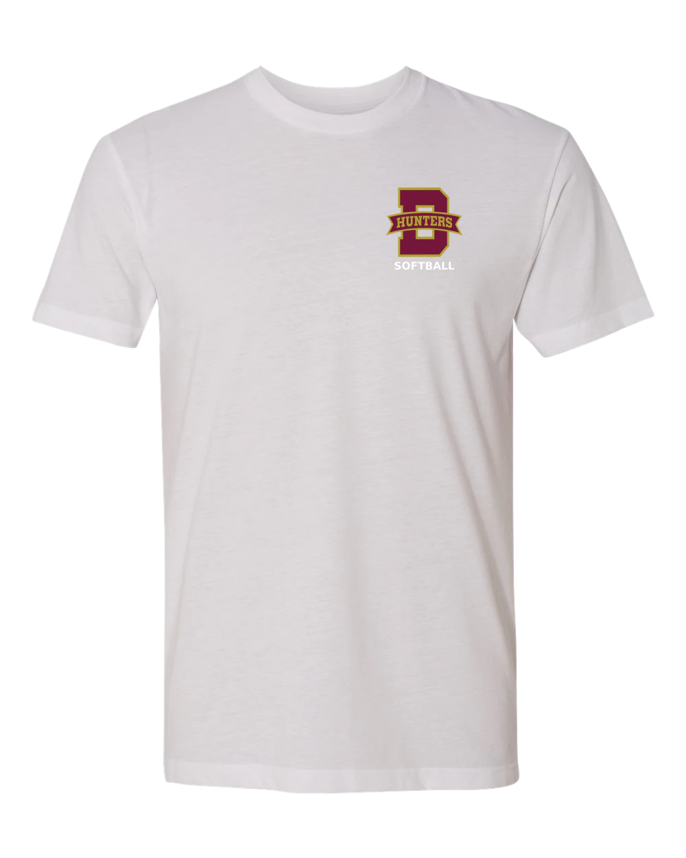Denfeld Softball - White T-Shirt - Left Chest