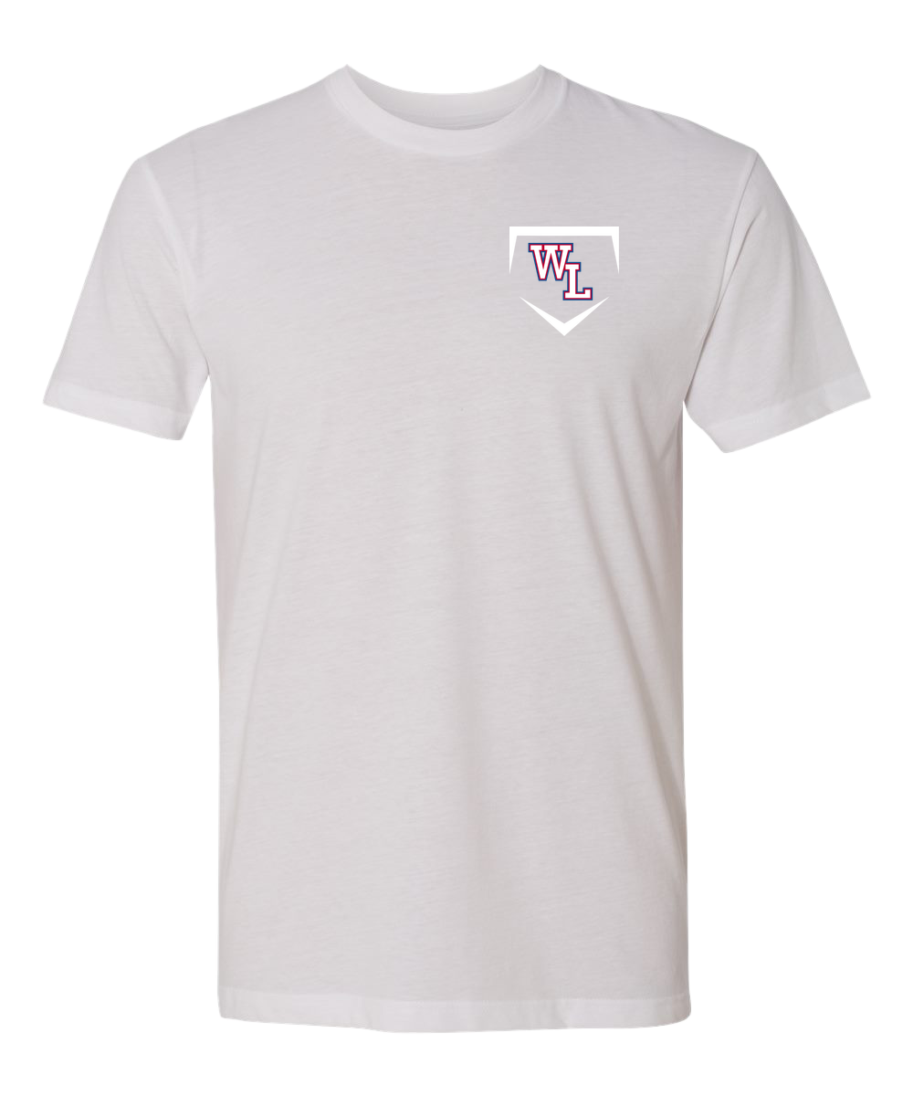Wisconsin Lutheran Baseball - White T-Shirt - Left Chest