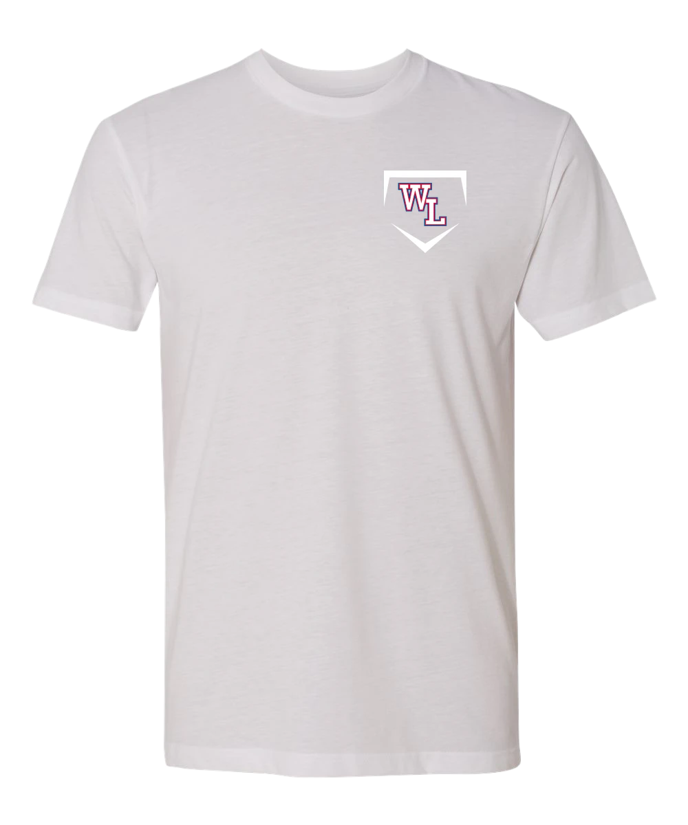 Wisconsin Lutheran Baseball - White T-Shirt - Left Chest