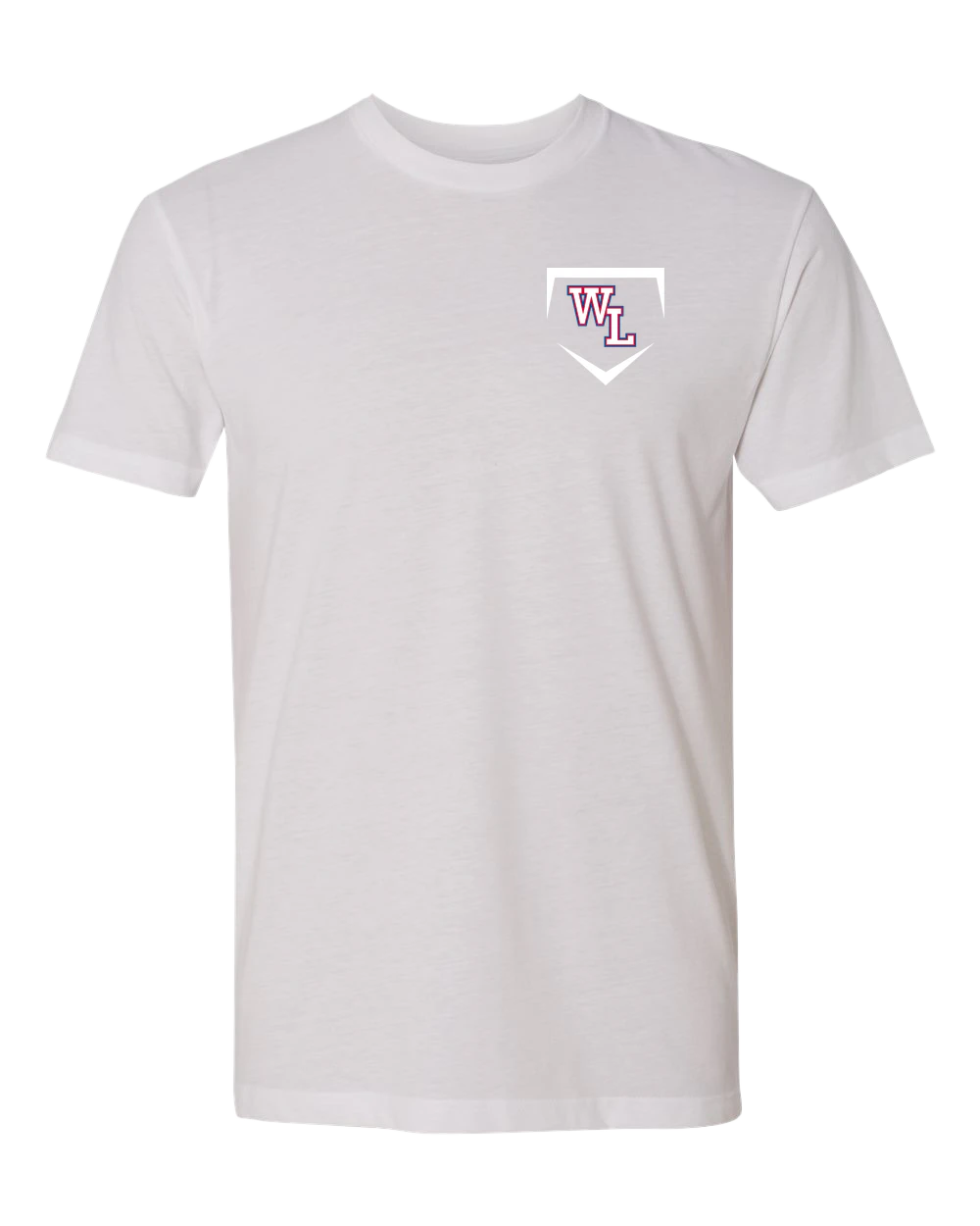 Wisconsin Lutheran Baseball - White T-Shirt - Left Chest