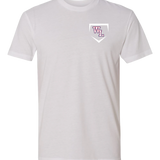 Wisconsin Lutheran Baseball - White T-Shirt - Left Chest