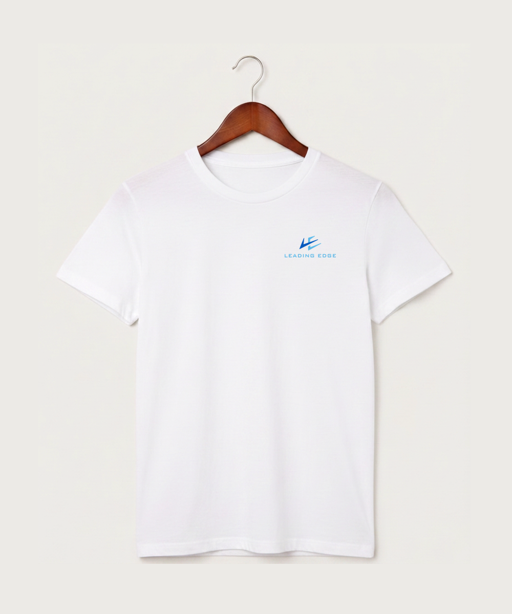 Leading Edge Team Store - White T-Shirt - Left Chest