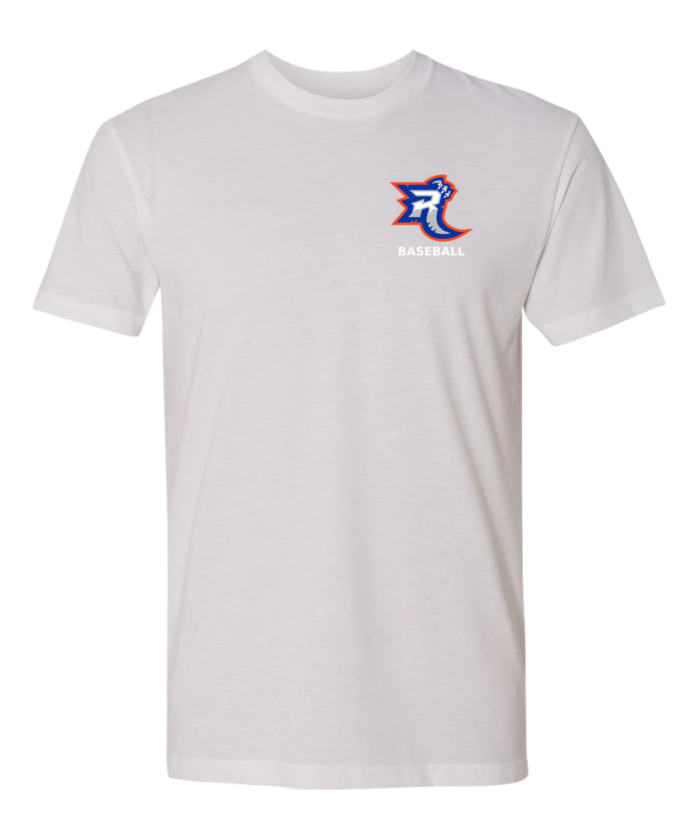 Carlton Wrenshall Baseball - White T-Shirt - Left Chest