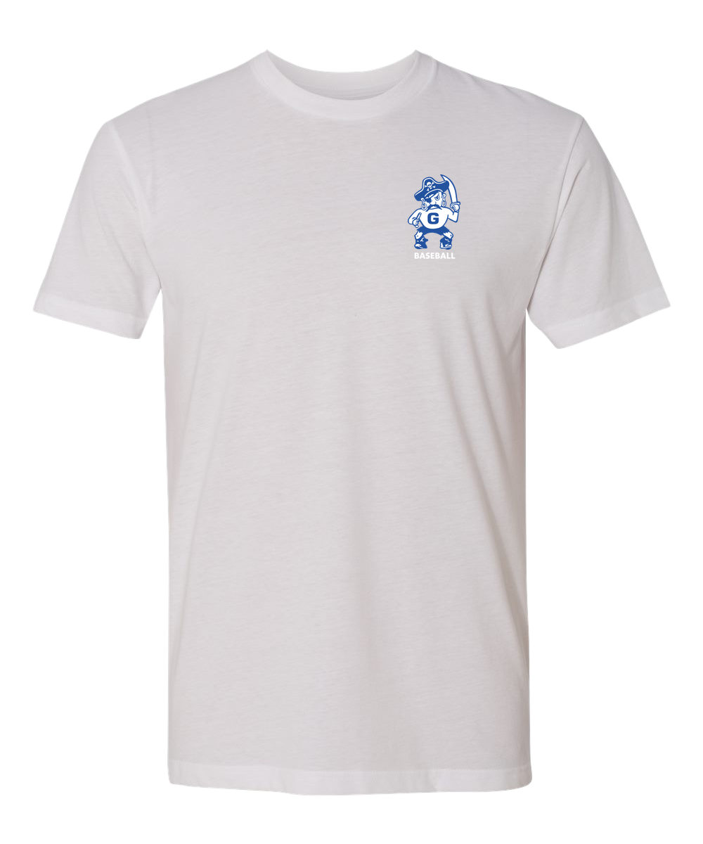 Galena Baseball - White T-Shirt - Left Chest