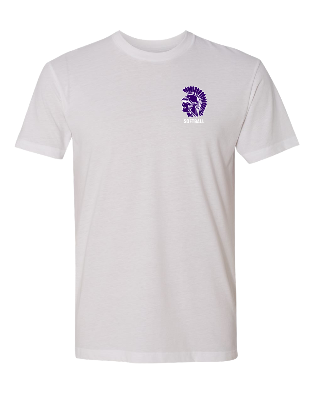 Barnesville Softball - White T-Shirt - Left Chest