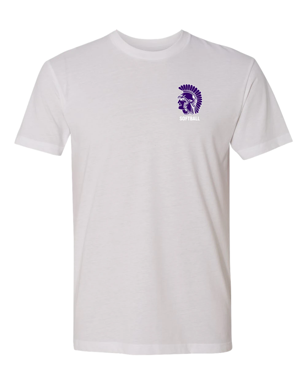 Barnesville Softball - White T-Shirt - Left Chest