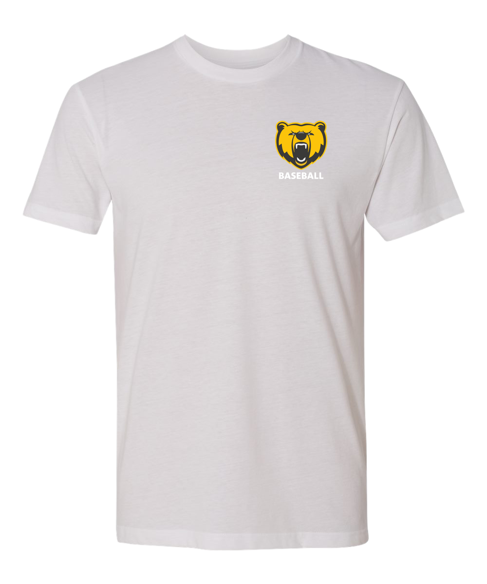 Byron Baseball - White T-Shirt - Left Chest