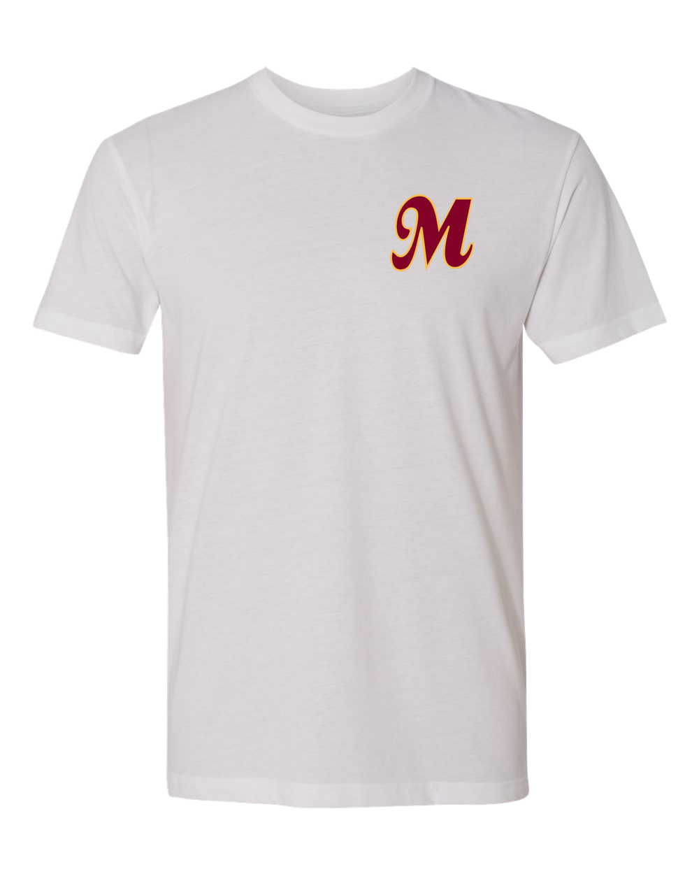 Mankato Area Youth Baseball Association - White T-Shirt - Left Chest