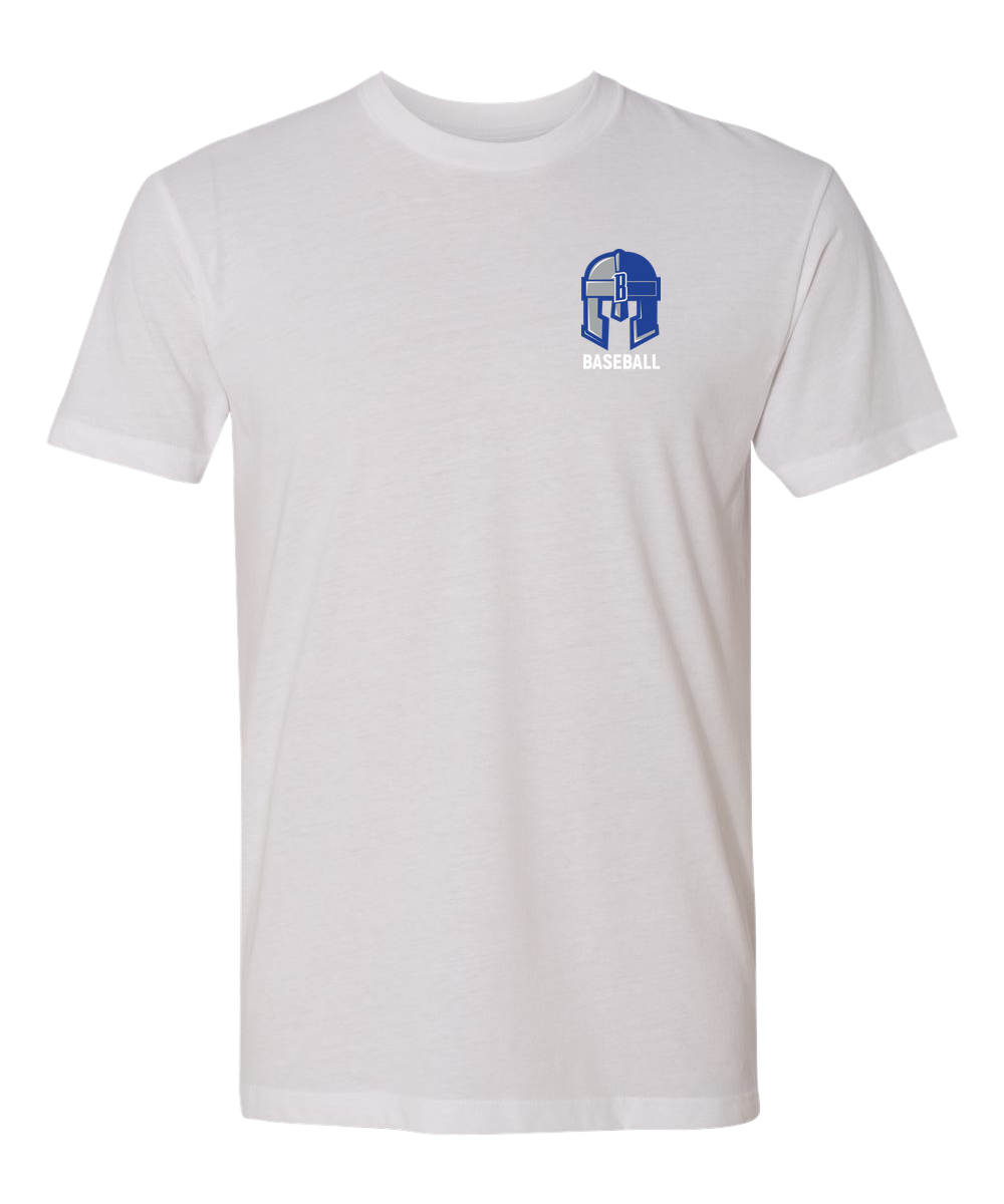 Brainerd Baseball - White T-Shirt - Left Chest