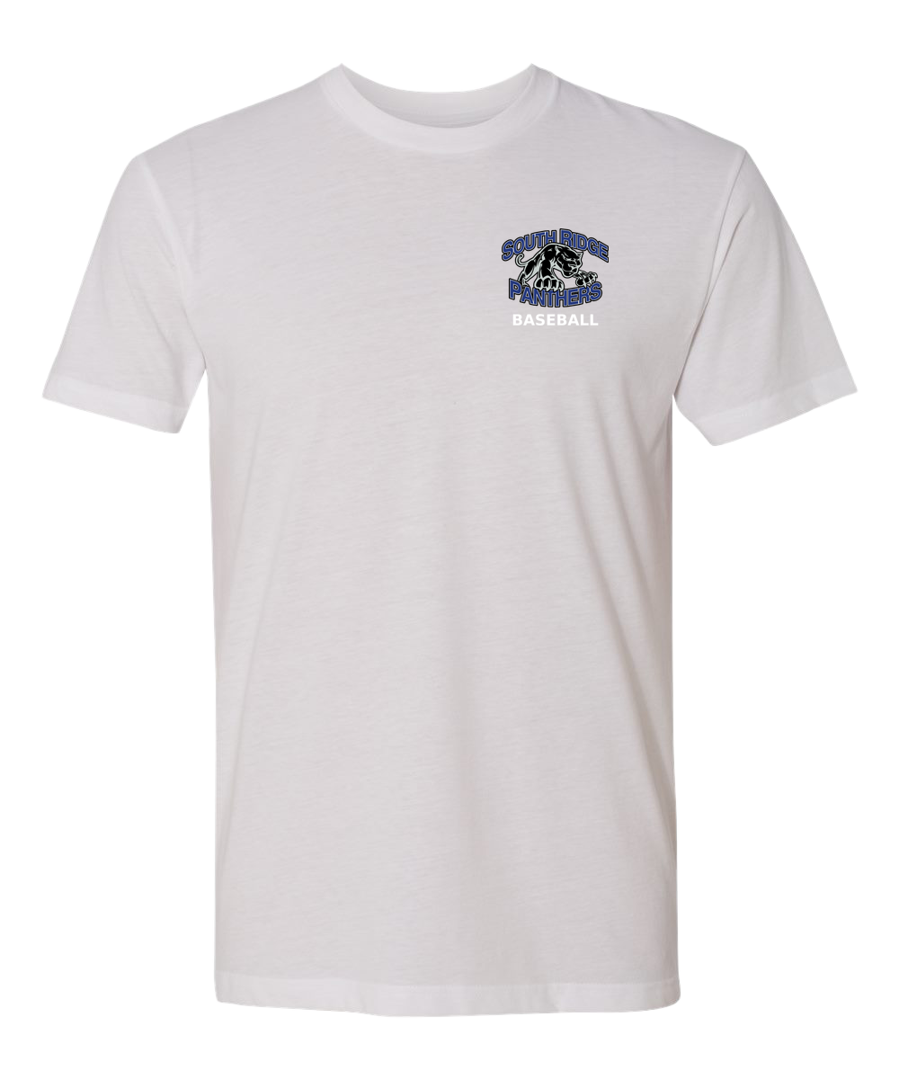 South Ridge Baseball - White T-Shirt - Left Chest