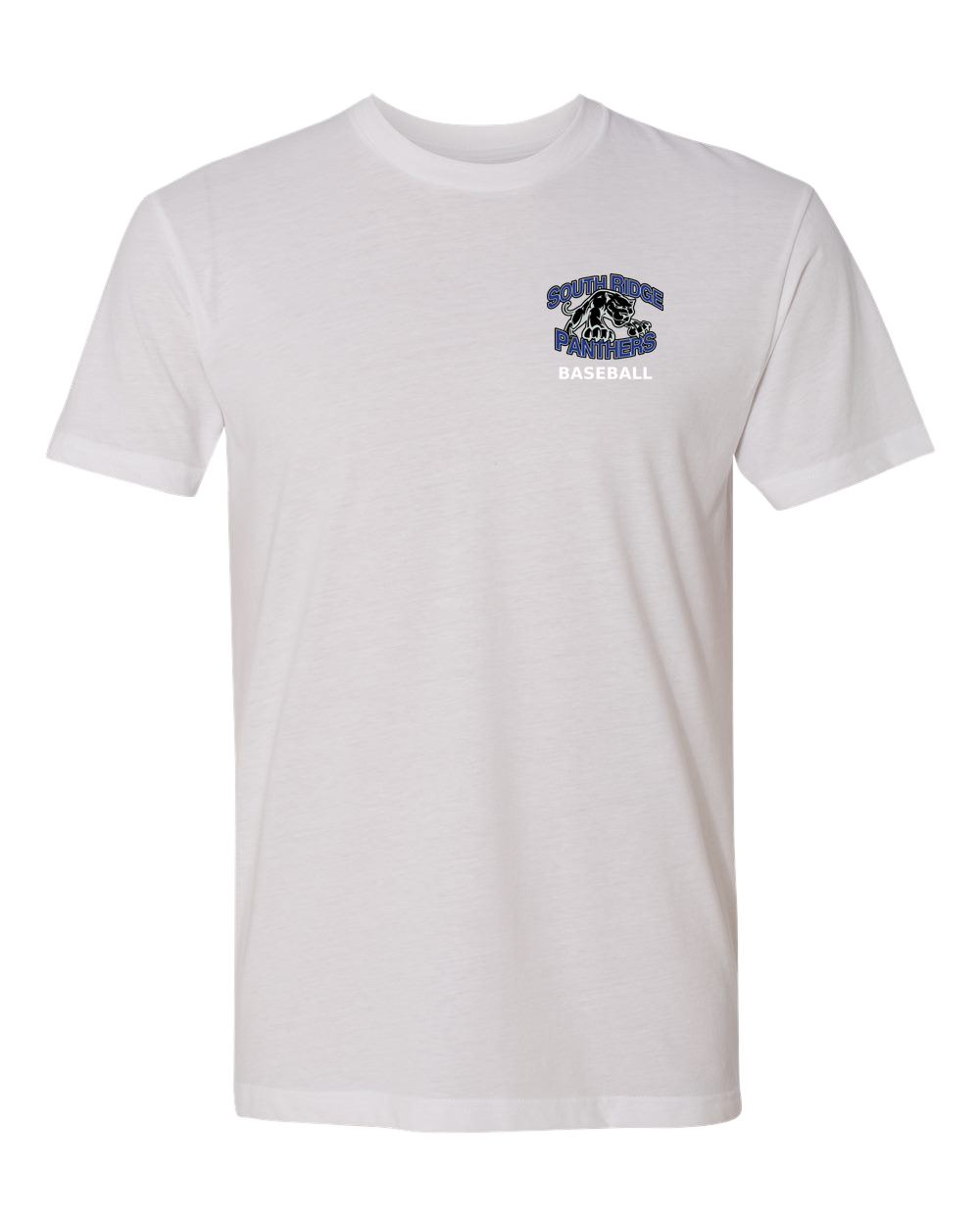 South Ridge Baseball - White T-Shirt - Left Chest