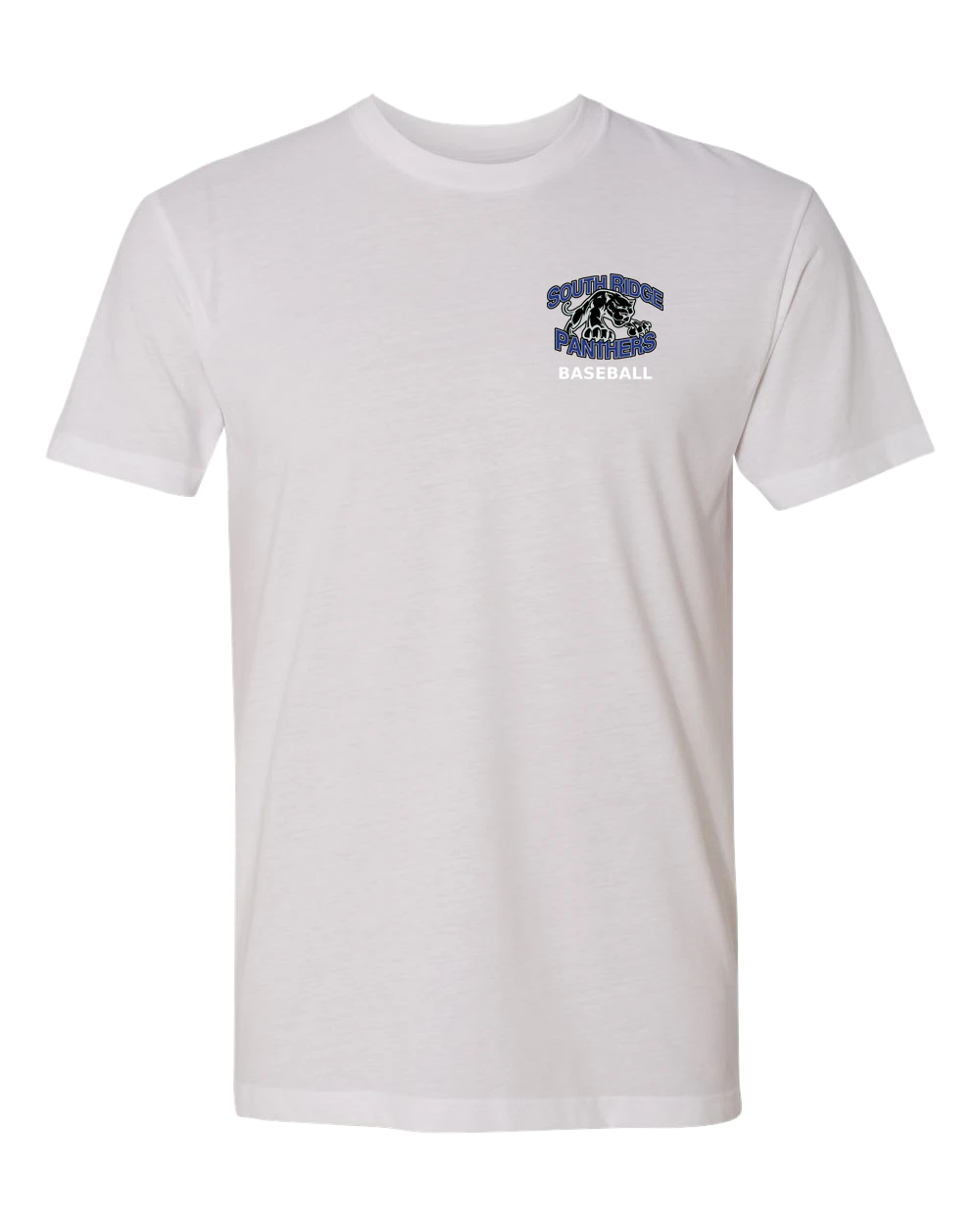 South Ridge Baseball - White T-Shirt - Left Chest