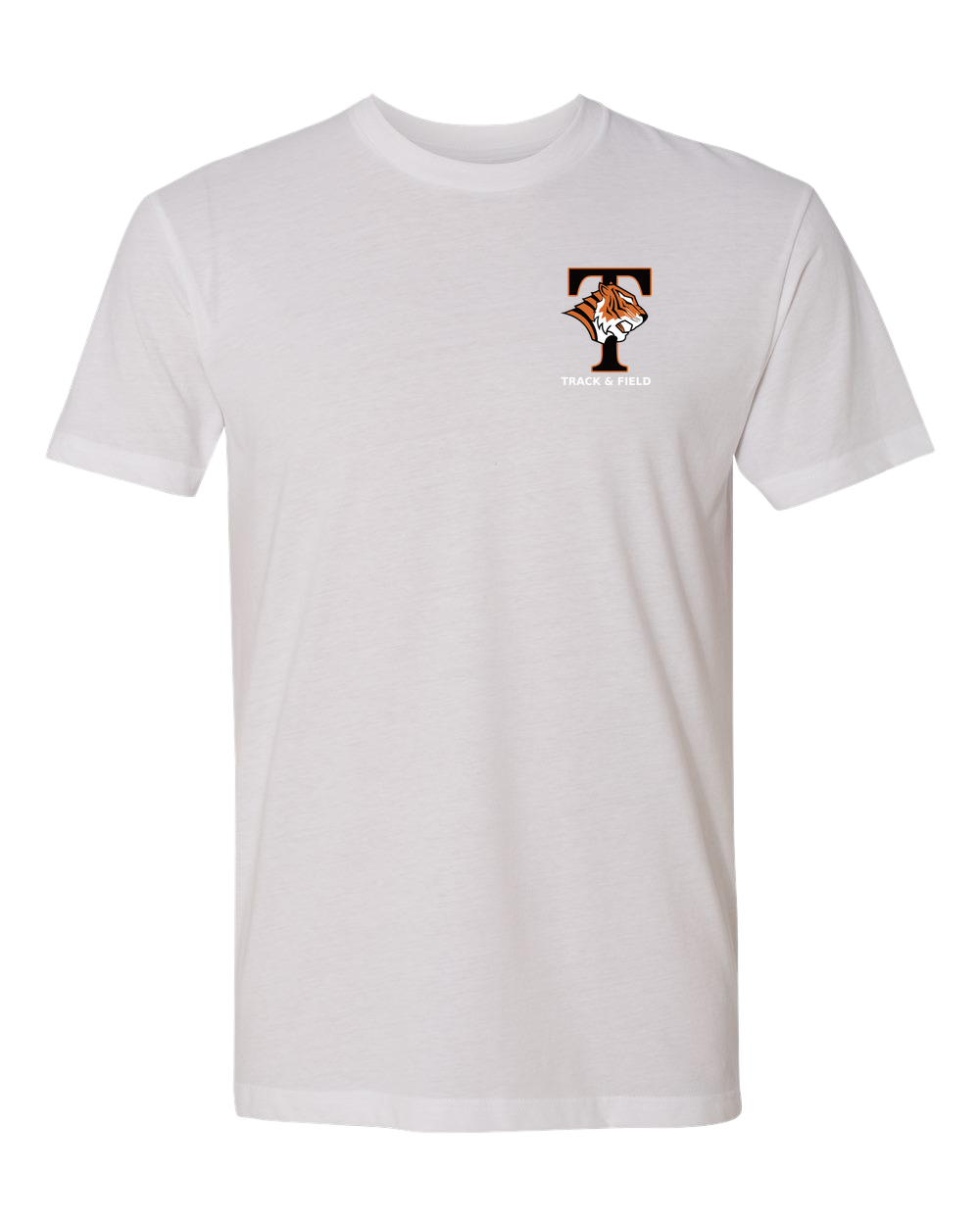 St. Cloud Tech Track & Field - White T-Shirt - Left Chest
