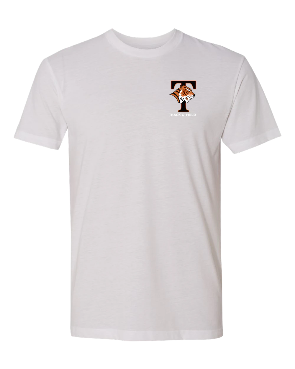 St. Cloud Tech Track & Field - White T-Shirt - Left Chest